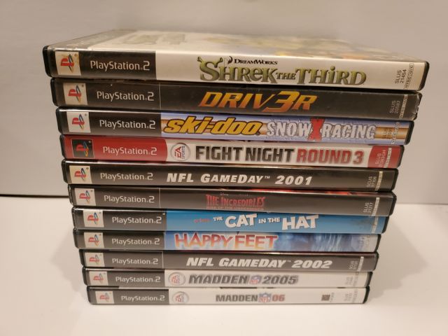 Sony PlayStation 2 11 Game Lot (PS2) video game
