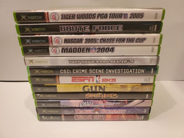 Microsoft Xbox 12 Game Lot (Xbox) video game