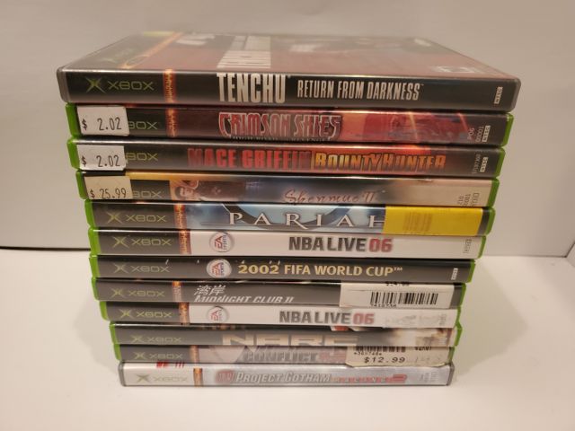 Microsoft Xbox 12 Game Lot (Xbox) video game