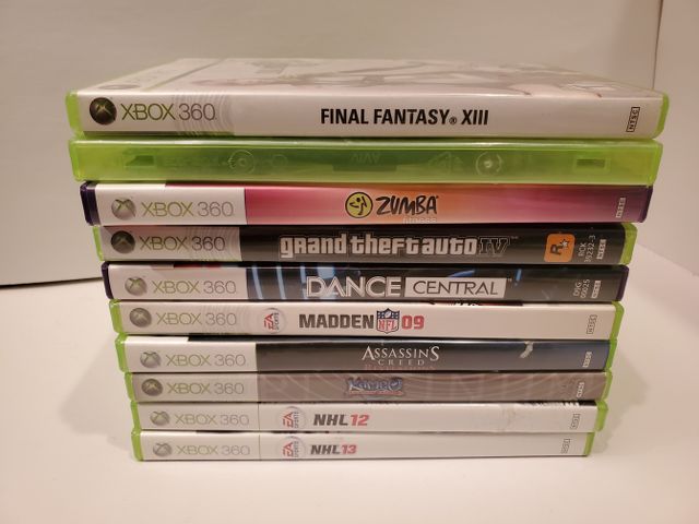 Microsoft Xbox 360 10 Game Lot (Xbox 360) video game