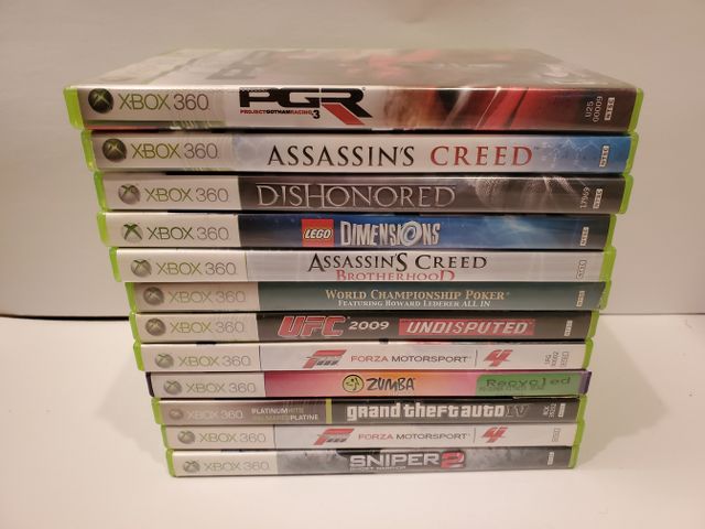 Microsoft Xbox 360 12 Game Lot (Xbox 360) video game