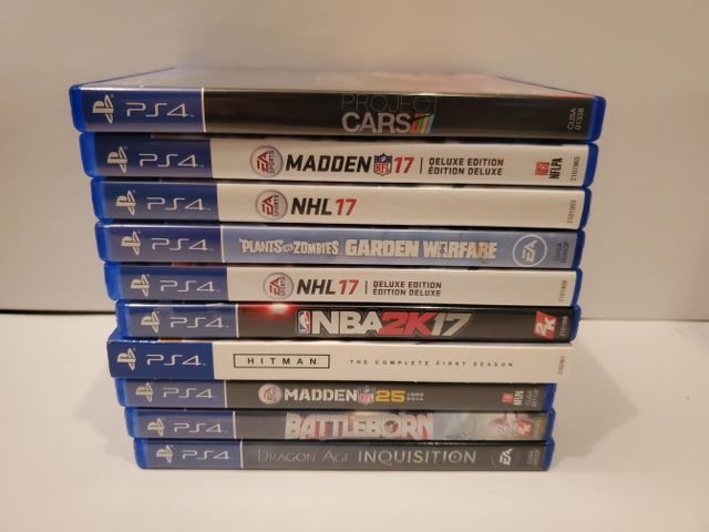 Sony PlayStation 4 10 Game Lot (PS4) video game