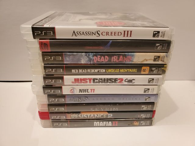 Sony PlayStation 3 10 Game Lot (PS3) video game
