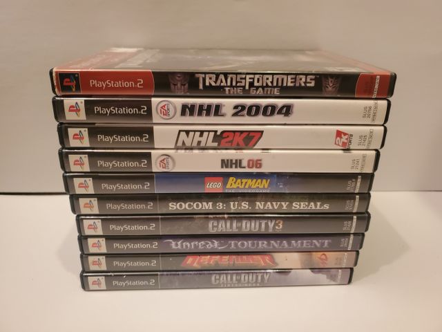 Sony PlayStation 2 10 Game Lot (PS2) video game