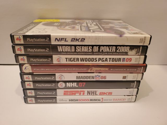 Sony PlayStation 2 8 Game Lot (PS2) video game
