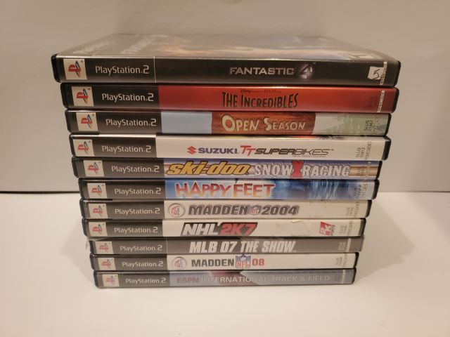 Sony PlayStation 2 11 Game Lot (PS2) video game