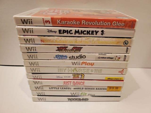 Nintendo Wii 12 Game Lot (Wii) video game