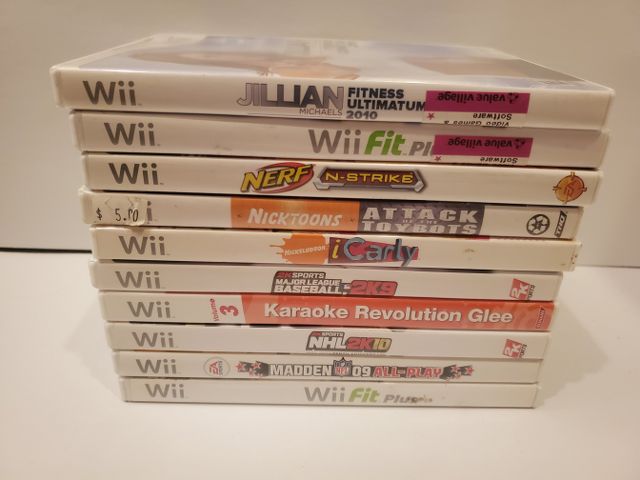 Nintendo Wii 10 Game Lot (Wii) video game