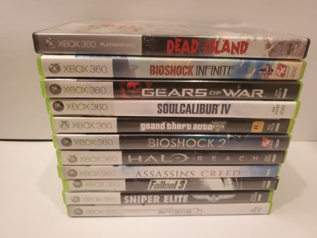 Microsoft Xbox 360 11 Game Lot (Xbox 360) video game