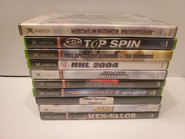 Microsoft Xbox 10 Game Lot (Xbox) video game