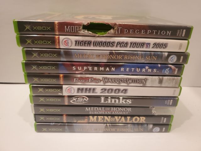 Microsoft Xbox 10 Game Lot (Xbox) video game