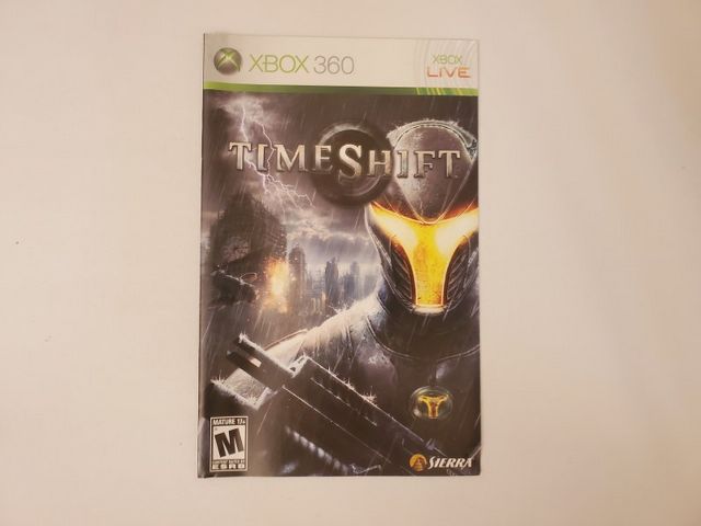 Microsoft Xbox 360 TimeShift video game