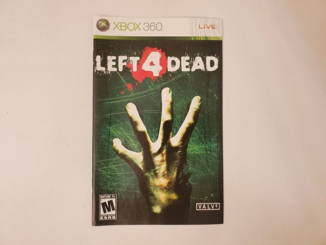 Microsoft Xbox 360 Left 4 Dead video game