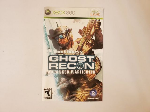 Microsoft Xbox 360 Tom Clancy's Ghost Recon Advanced Warfighter video game