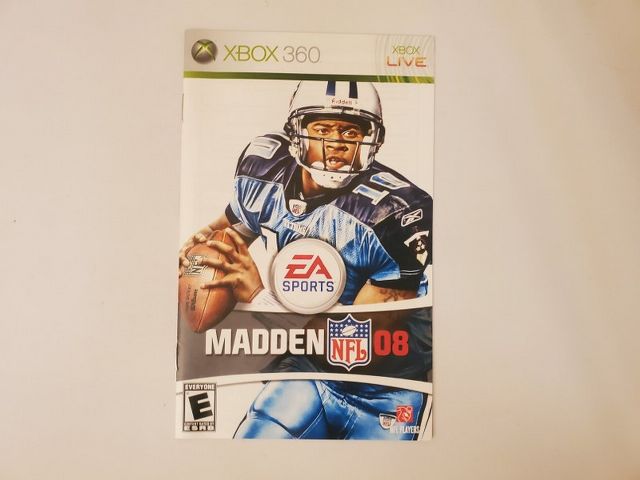 Microsoft Xbox 360 Madden NFL 08 video game