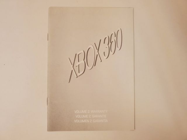 Microsoft Xbox 360 Volume 2: Warranty video game