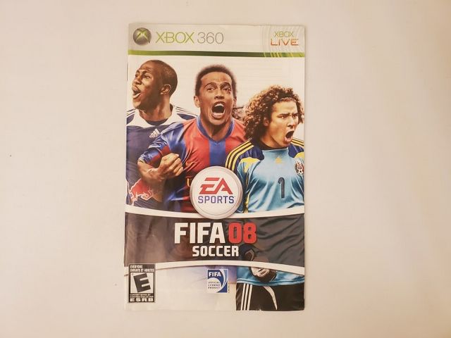 Microsoft Xbox 360 FIFA 08 Soccer video game