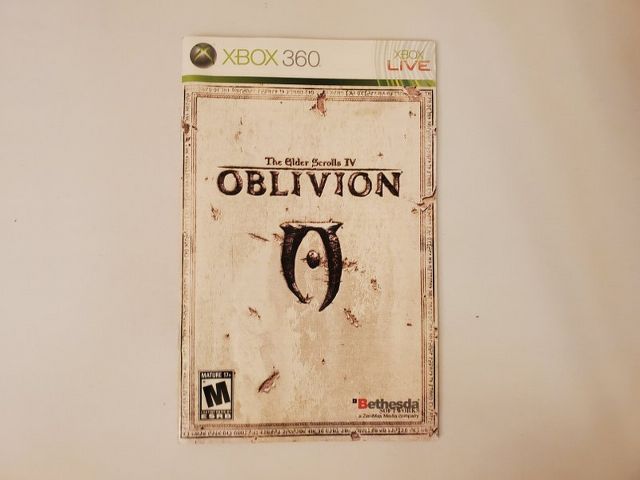 Microsoft Xbox 360 The Elder Scrolls IV: Oblivion video game