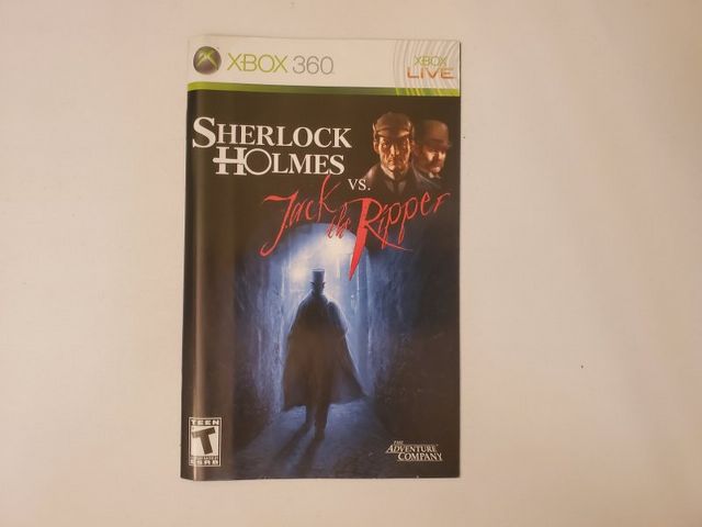 Microsoft Xbox 360 Sherlock Holmes vs. Jack the Ripper video game