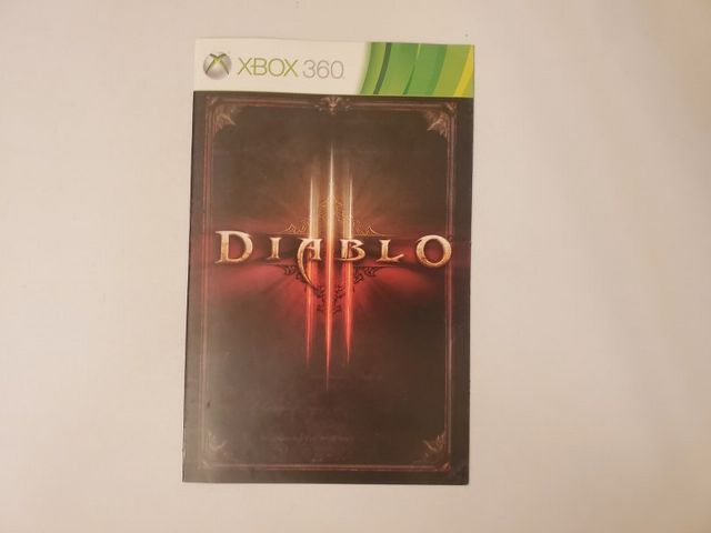 Microsoft Xbox 360 Diablo III video game