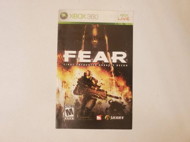 Microsoft Xbox 360 F.E.A.R. (First Encounter Assault Recon) video game