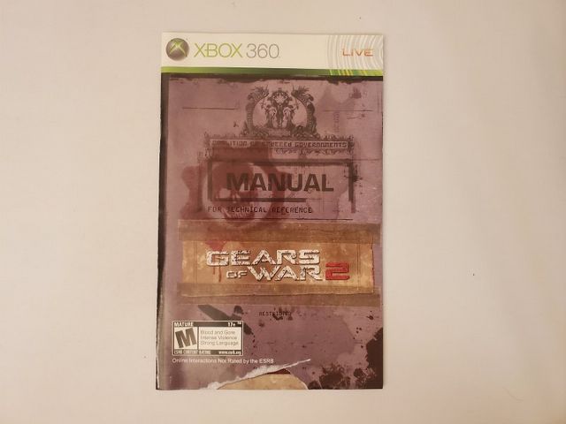 Microsoft Xbox 360 Gears of War 2 video game