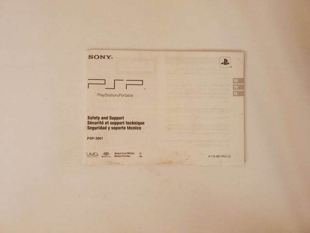 Sony PSP PSP Safety and Support video game