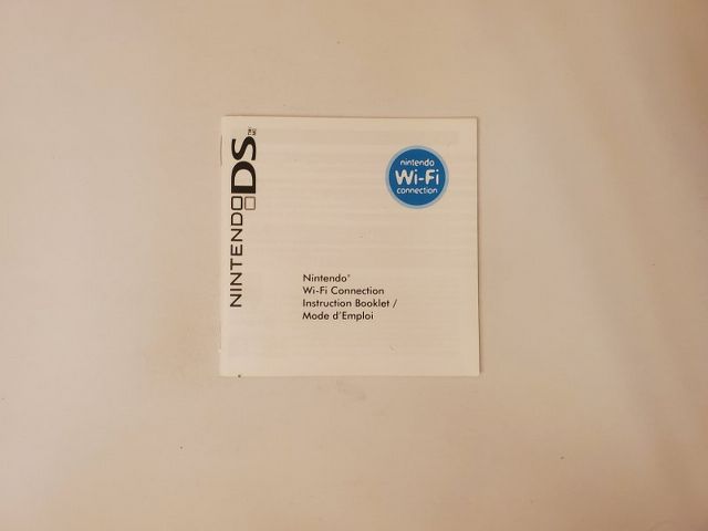 Nintendo DS Nintendo Wi-Fi Connection Instruction Booklet video game