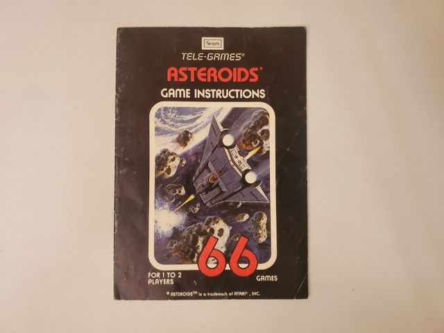 Atari 2600 Asteroids video game