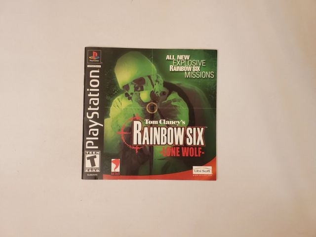 Sony PlayStation 1 Tom Clancy's Rainbow Six: Lone Wolf video game