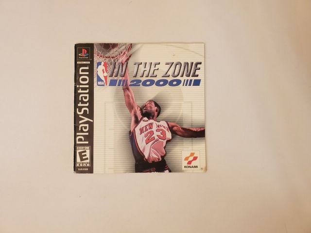 Sony PlayStation 1 NBA In The Zone 2000 video game