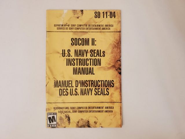 Sony PlayStation 2 SOCOM II: U.S. Navy SEALs video game