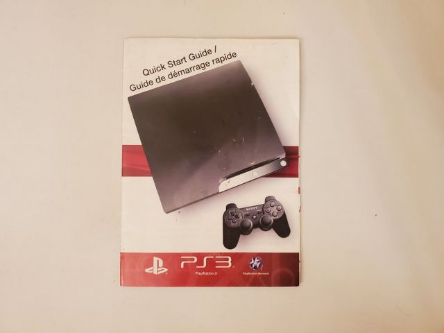 Sony PlayStation 3 Quick Start Guide video game