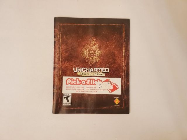 Sony PlayStation 3 Uncharted: Drake's Fortune video game