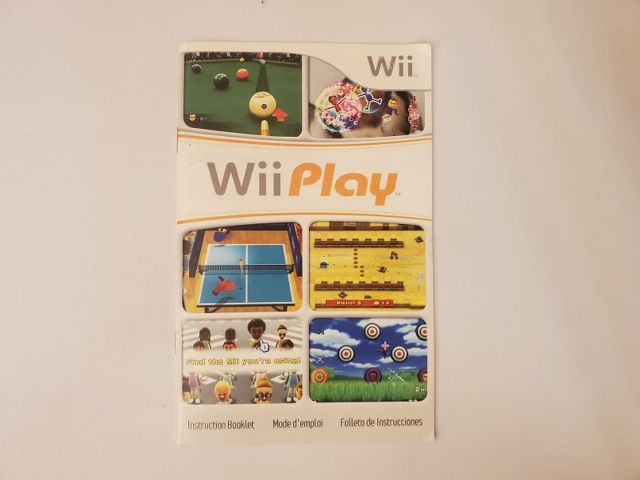 Nintendo Wii Wii Play video game
