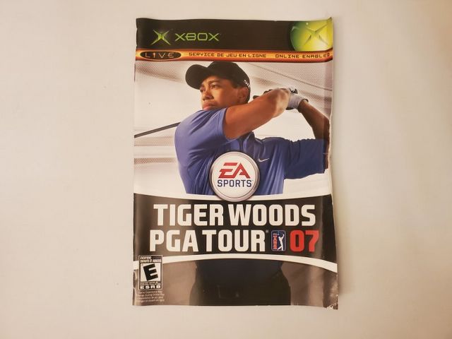 Microsoft Xbox Tiger Woods PGA Tour 07 video game