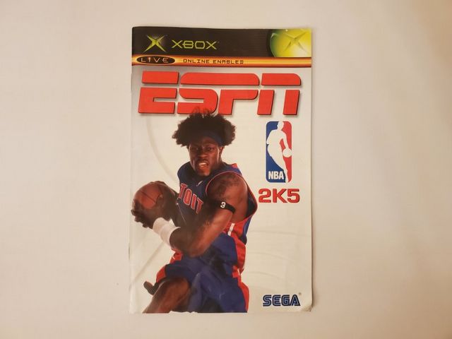 Microsoft Xbox ESPN NBA 2K5 video game