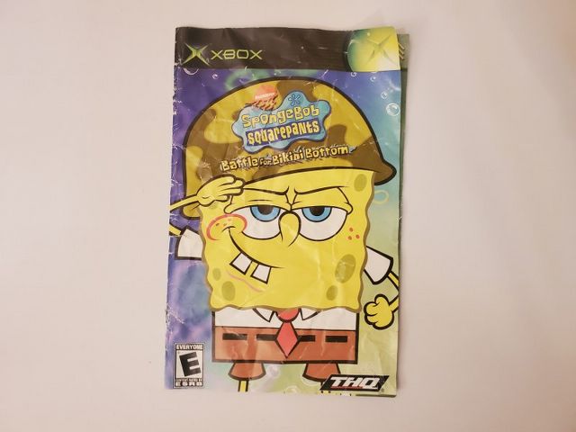 Microsoft Xbox SpongeBob SquarePants: Battle for Bikini Bottom video game