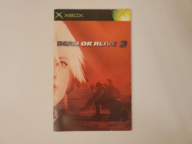 Microsoft Xbox Dead or Alive 3 video game