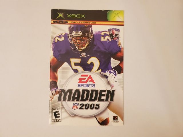 Microsoft Xbox Madden NFL 2005 video game