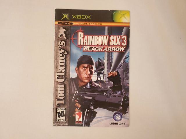 Microsoft Xbox Tom Clancy's Rainbow Six 3: Black Arrow video game