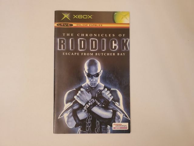 Microsoft Xbox The Chronicles of Riddick: Escape from Butcher Bay video game