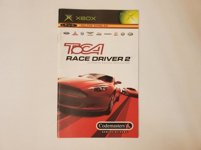 Microsoft Xbox TOCA Race Driver 2 video game