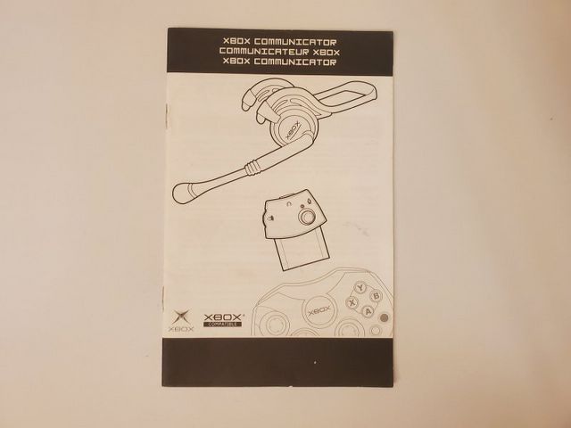 Microsoft Xbox Xbox Communicator (Accessory Manual) video game