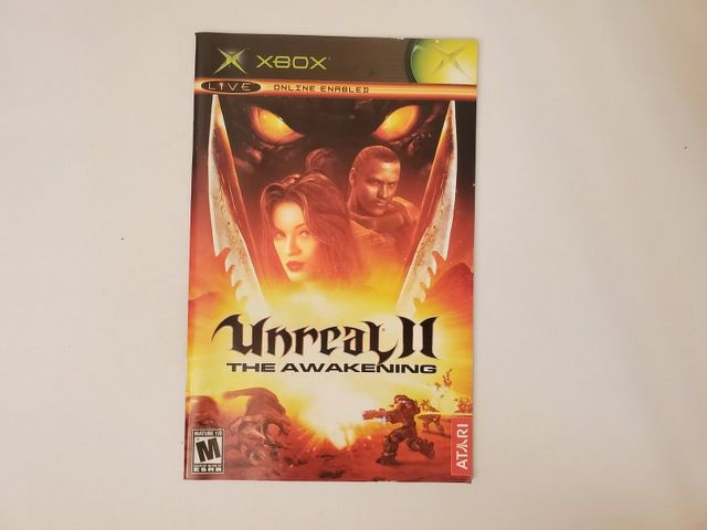 Microsoft Xbox Unreal II: The Awakening video game