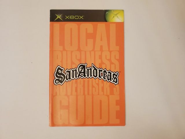 Microsoft Xbox Grand Theft Auto: San Andreas video game
