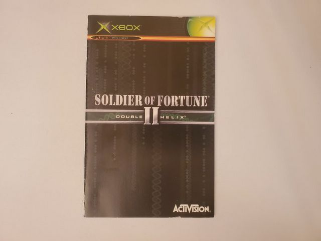 Microsoft Xbox Soldier of Fortune II: Double Helix video game