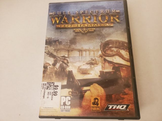 PC Full Spectrum Warrior Ten Hammers video game