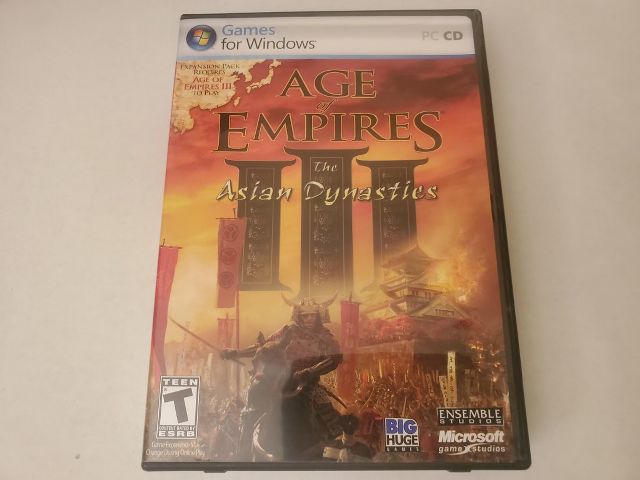 PC Age of Empires The Asian Dynasties video game