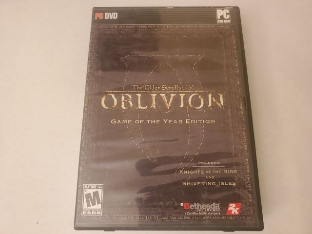 PC The Elder Scrolls IV Oblivion Game of the year edition video game